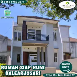 RUMAH SIAP HUNI 2 LANTAI DEKAT TEMINAL ARJOSARI DAN ARAYA