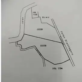 Tanah 1.704m² SHM di Ungaran Timur – Akses 2 Jalan, Cocok Investasi