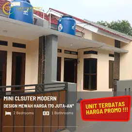Rumah 2 kamar ready dan indent hanya 185 jutaan dilokasi strategis