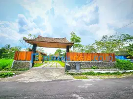 rumah limasan dengan kolam renang dekat pasar pakem nyaman
