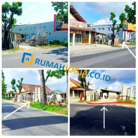 tanah pinggir jalan raya sidomoyo godean cocok usaha