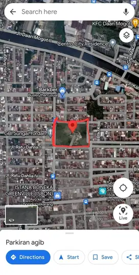Kav Luas 1,2Ha di tengah Perumahan