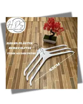 Hanger Plastik Dewasa Berkualitas (10 Pcs)