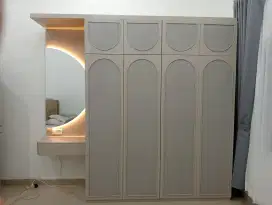 Custom lemari pakaian hpl