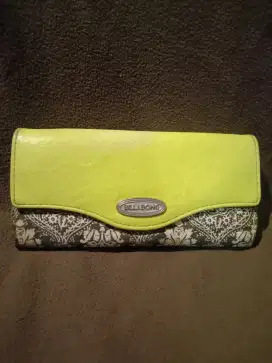 Billabong green lime batik wallet (FREE ONGKIR)