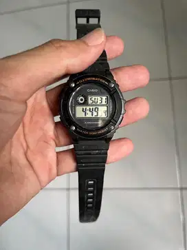 Jam tangan casio w216H W-216 black