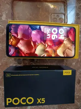 Xiaomi Poco X5 5G 6+2GB/128GB Hitam Mulus Fullset Ori