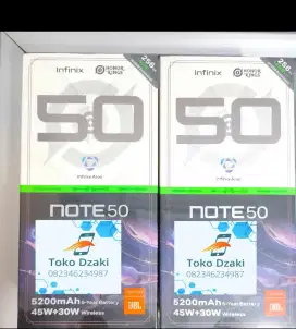 Infinix Note 50 8/256 Garansi Resmi Baru Dan Segel