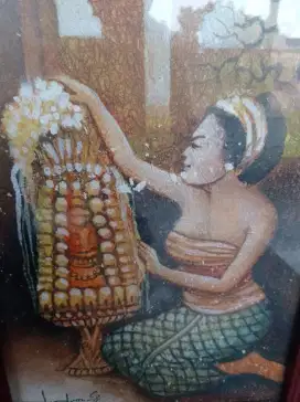 Lukisan wanita karya Dudum sonjaya
