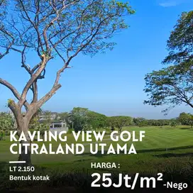 DIJUAL KAVLING TANAH GOLF VIEW CITRALAND BUKIT GOLF BAGUS BENTUK KOTAK