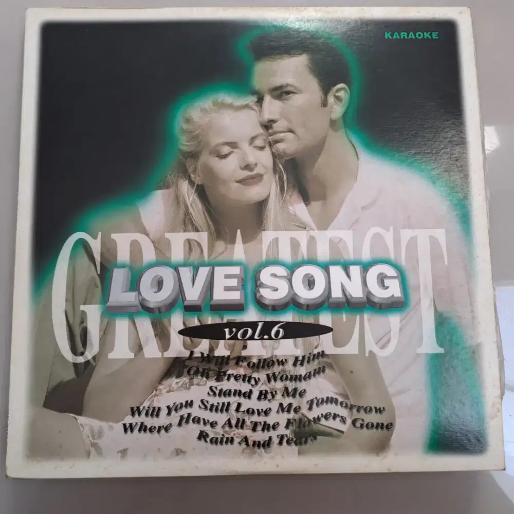 Barang antik koleksi LD Laser Disc Karaoke Love Song Mix