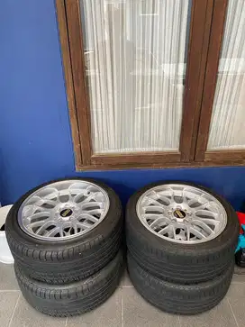 Velg Rep BBS RS-GT Ring 18 5x112 Lebar 8.0–9.0 ET/Offset 35 + Ban