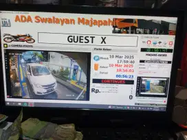 Sistem Parkir support baca plat nomor otomatis