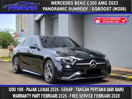 Bunga=4.5% PAJAK=2026 GENAP Odo=18k MERCEDES BENZ C300 AMG 2023 W206