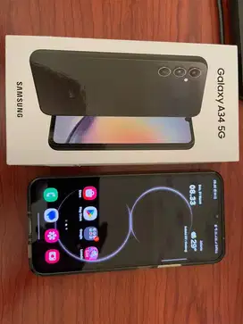 Samsung A34 graphite 8/256gb fullset