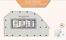 Office Menara Syariah PIK 2 size100-1000m2 special price cicil 36x