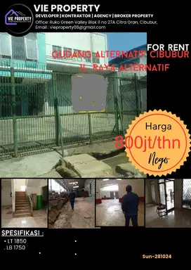 gudang jl. alternatif cibunur akses terbagus