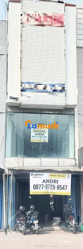 Di jual ruko 3 lantai di Pasar Minggu strategis parkiran luas