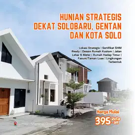 RUMAH ELITE CUMAN 300AN DEKAT KOTA SOLO BARU SHM READY