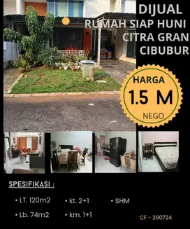 rumah termurah harga terjun payung di citra grand