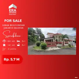 DIJUAL CEPAT! Rumah Hook di Lebak Bulus Indah - Harga Menarik