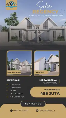 RUMAH MURAH ELEGANT 400 JUTAAN DI MEDAN JOHOR.
