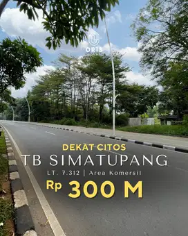 For Sale Tanah Di Area Komersil Dekat Citos, Best Location