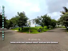 Tanah Hook di Perumahan Riverside, Blimbing Malang