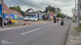 DIJUAL TANAH PEKARANGAN STRATEGIS TEPI JALAN DAMAI SLEMAN YOGYAKARTA