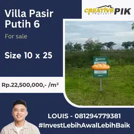 Kavling Murah Pasir Putih 6 PIK2
