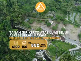 Jual Tanah Pekarangan Turi Luas Murah Samping Makam dan Parit