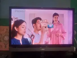 Tv Thosiba 24inch Normal No minus Remote+STB Baru + Antena