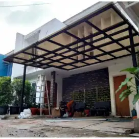 Kanopi atap solarflite \kaca kisi kisi