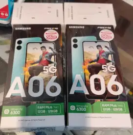 New SAMSUNG GALAXI A06 5G 6/128 GARANSI RESMI 1 TAHUN