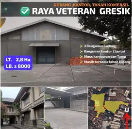 Gudang di Raya Veteran Gresik