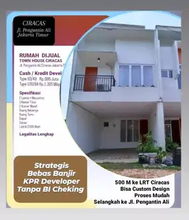 Cluster strategis jalan kaki ke jalan raya,dekat stasiun, tol,terminal
