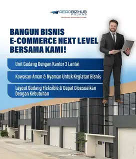 Gudang Ready Siap pakai Aerobizhub Bandara tangerang
