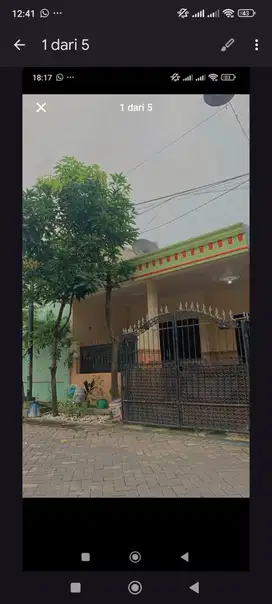 DIJUAL RUMAH GRIYA BHAYANGKARA MASANGAN SIDOARJO