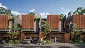 rumah mewah konsep villa cluster damita 3 lantai nempel BSD