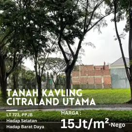Hot kavling siap bangun raffless garden citraland