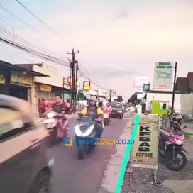 tanah strategis pinggir jalan raya berbah cocok usaha
