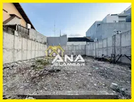 ANA TANAH LOKASI BAGUS UK 12.5X20M DI KOMP KAVLING POLRI JELAMBAR