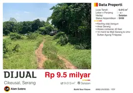 Dijual Tanah SHM Cikeusal Serang dekat Mall of Serang dan Untirta