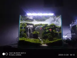 Aquarium air terjun pasir