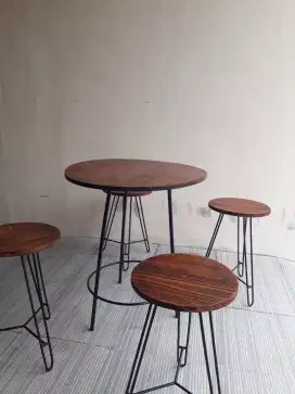 Meja kursi set indutrial