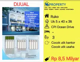 JUAL Ruko CPI berhadapan dengan C Walk ada 4 unit. cocok kuliner