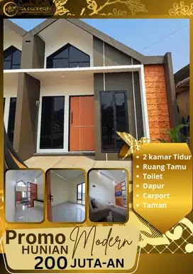 Cluster idaman 2 kamar harga terjangkau mulai dari 200 jutaan