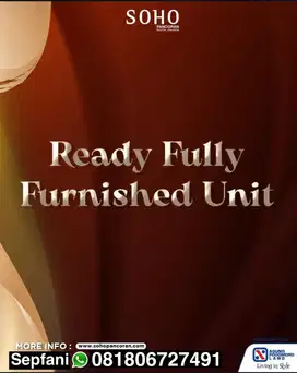 Ready office fully furnised in  SOHO PANCORAN South Jakarta