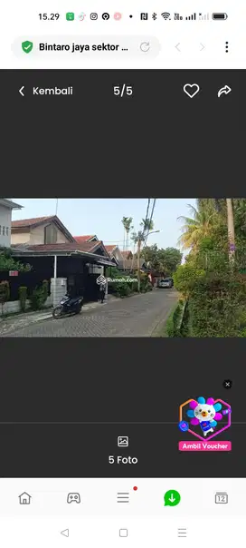 Sewa rumah di Bintaro sektor 5,bisa buat usaha