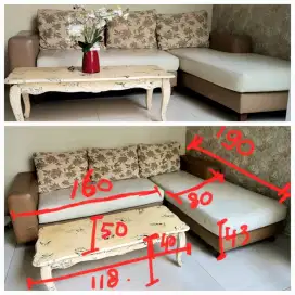 Preloved Sofa L dan Meja

. 1 set tanpa vas bunga